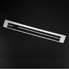 Silver 2011-17 Cover Trim Titanium For BMW 5 Series Console Volume Button Panel