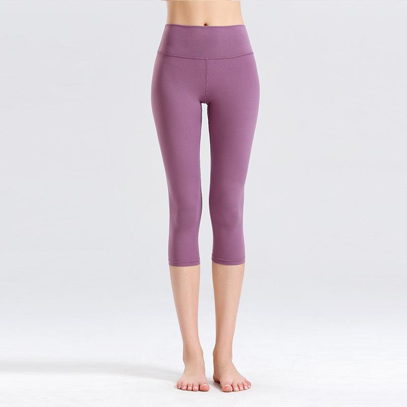 Nuovi Pantaloni da Yoga da Donna Pantaloni Sportivi da Donna a Vita Alta Sollevaglute Ad Asciugatura Rapida Pantaloni da Fitness Attillati Abbigliamento da Yoga Pantaloni a Sette Ottavi da Donna