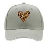 Wild Safari Heart Brush Pattern Sandwich Baseball Cap Sun Cap Outdoor Workouts Hat