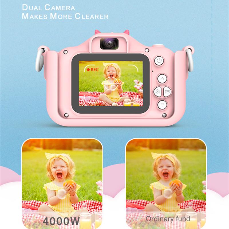 Kids Camera Cartoon Digital Camera Photography Video Camera MINI Education Toys For Children Baby Gifts 1080P Camera