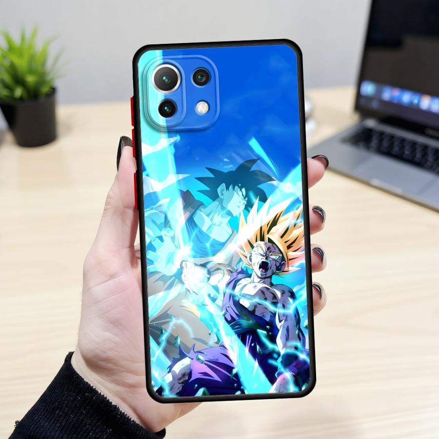 

Case for Xiaomi Mi 12T 12x 10T 14 13 Pro 11T 13 11 Lite Back Phone Cover Dragon Ball Lightning Goku Xiaomi 11T