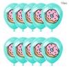 12Inch Pink Donuts Balloon Girls Candy Dessert Birthday Latex Balloons Kids Happy Doughnut Theme Birthday Party Decorative Balon