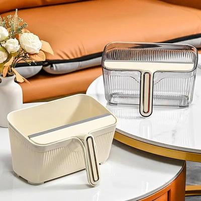 Small Desktop Trash Bin Kitchen Waste Basket With Squeegee Desktop Cleaning Kit Multifunctional For Living Room Dining Table