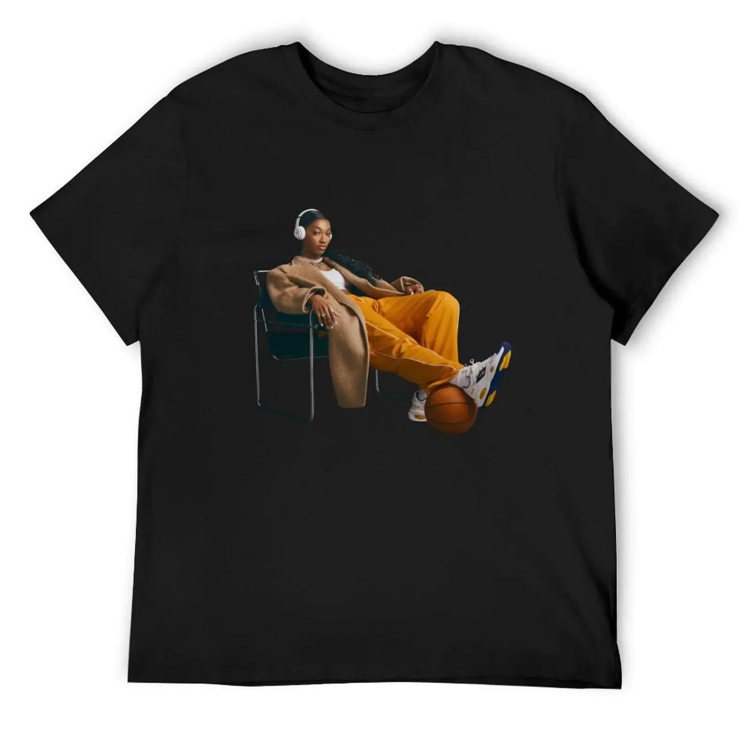 Angel Reese T-Shirt funny costumes summer shirt oversizeds mens graphic t-shirts funny XXXXXL разноцветный