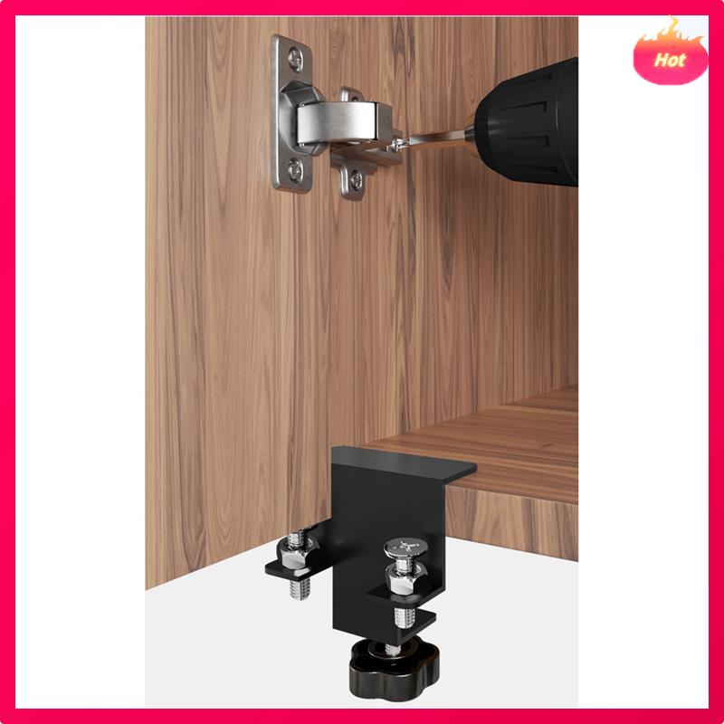 

Floor Cabinet Frame Install Door Install Jig Cabinet Door Installation Leveler Cabinet Door Seam Fixing Device чорний