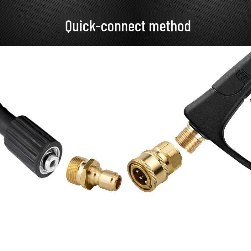 High-Pressure Car Wash Hose and Water Gun Adapter