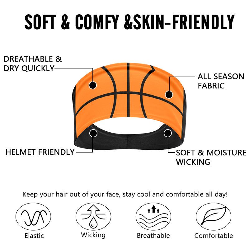 Women's Breathable Elastic Sports Headband - Yoga, Baseball, Volleyball, Fitness Sweatband