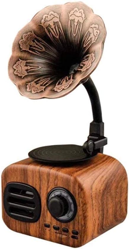 Bluetooth Gramophone Portable Retro Wireless Speaker Unique Decoration