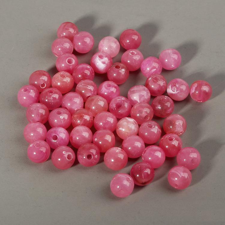 Buy Pretty Round Loose Beads Jewelry Accessories Imitation Pearl Opaque
