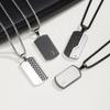 Stylish Dogtags Necklace for Men Boy,Waterproof Stainless Steel Pendant Necklaces,Birthday Anniversary Jewelry Gift
