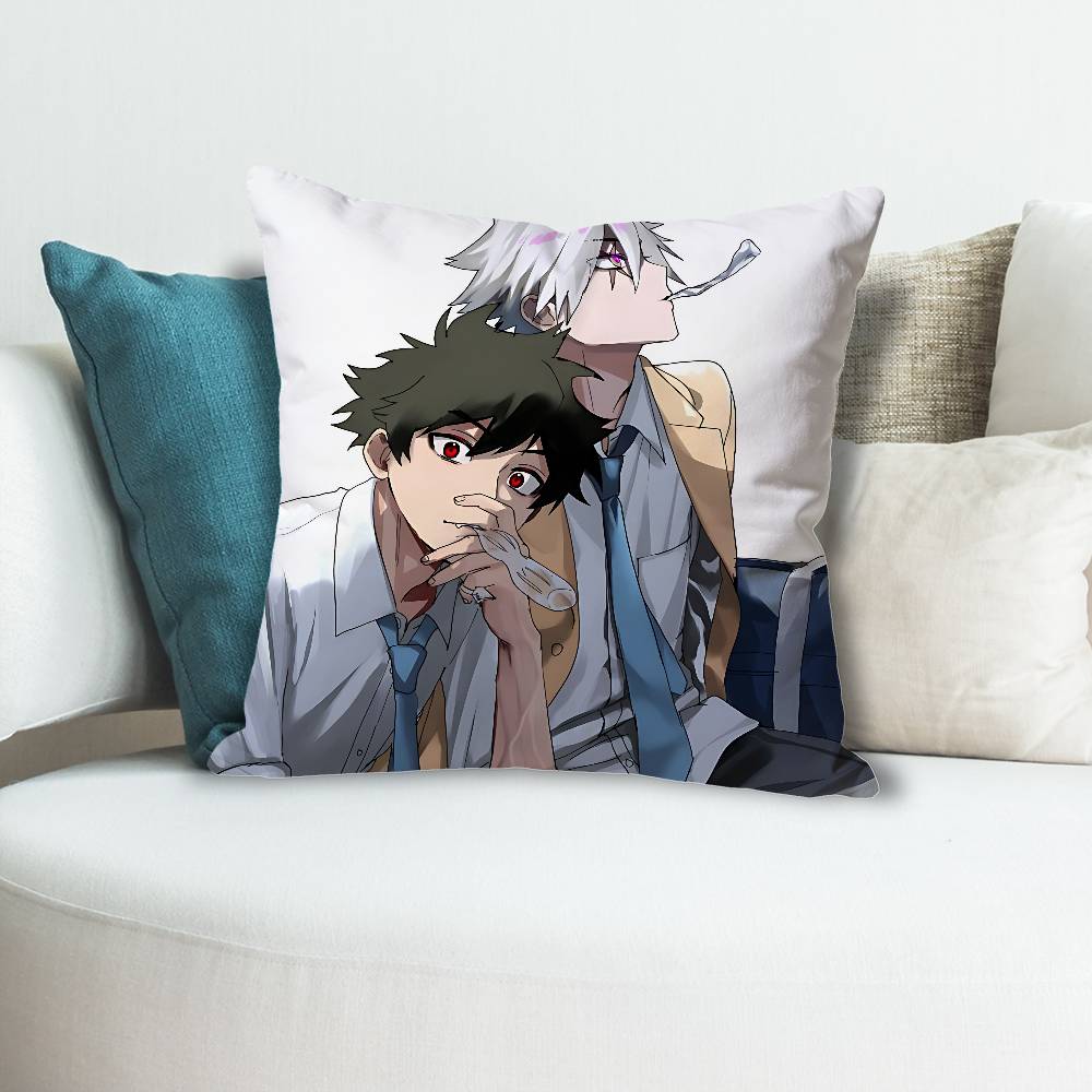 Cool PPhantom Busters Comic Anime Celebrity Merchandise AllMatch Printed Pillow Case Sofa Car Office Room Decoration Protector