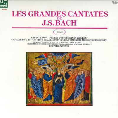 LP Record FRITZ WERNER, CHORALE HEINRICH SCHU - Bach: Cantata Selections (2) / Cant REL1534 ERATO 1985 Japan Classical Used
