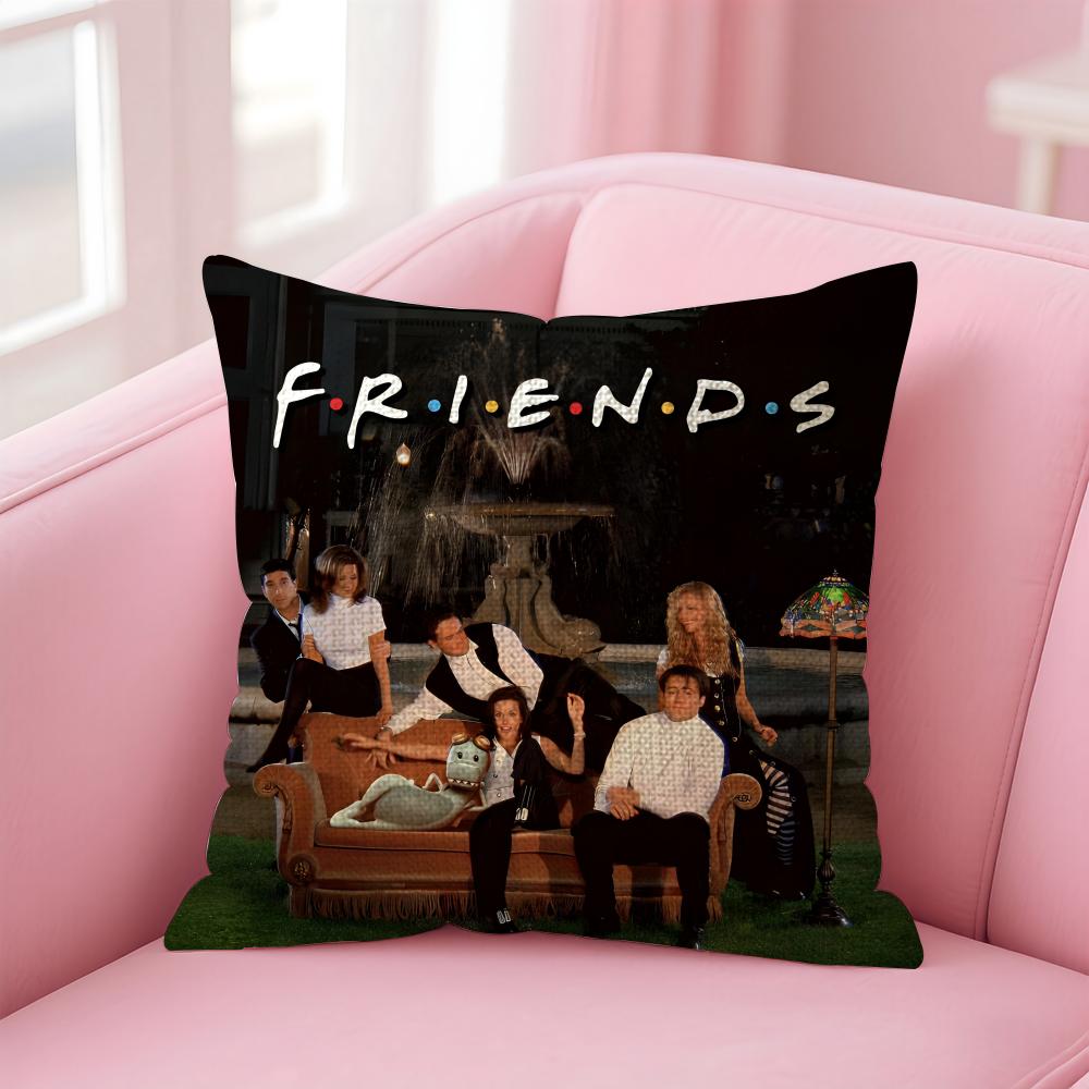 

Classic FFriends TV Show Cushion Cover Natural Linen Pillow Case DoubleSided Print Decorative Sofa Pillowcase Home Decor Gift 30x30cm