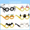 Halloween Pumpkin Bats Paper Glasses For Spooky Photo Props And Decor Party