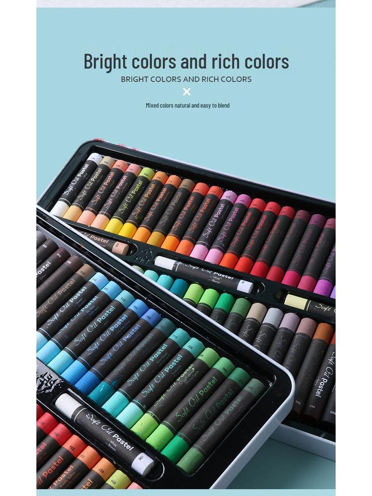 Giorgione 48 Macaron Morandi Ölpastellkreiden Blechset