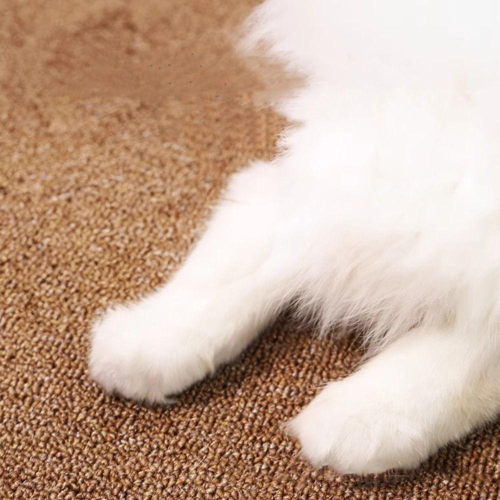 Enkel halkfri kattklösmatta Tvättbar Fuktskyddande Klösbräda för Katter Hållbar Jute Stor Storlek Kloskydd för Husdjur Husdjursartiklar