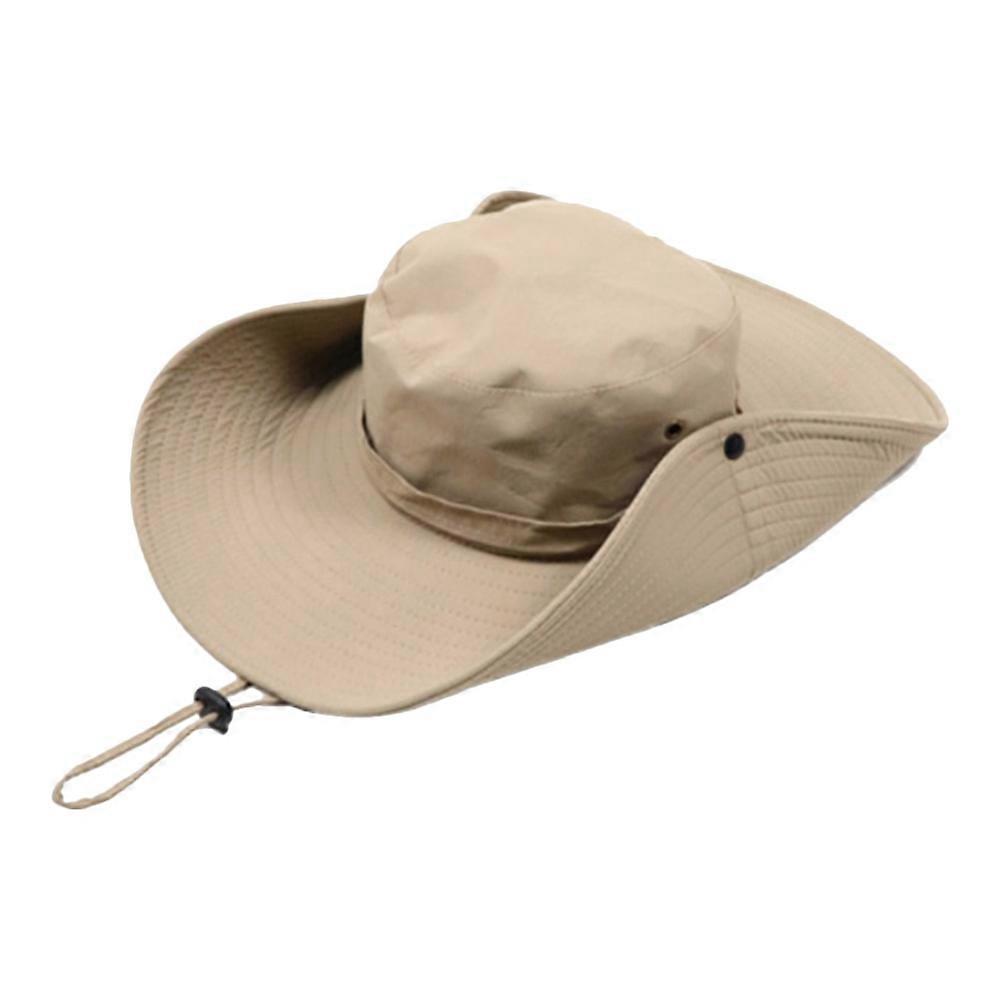 Wide Brim Bucket Hat Summer Sun Hat for Outdoor Camping