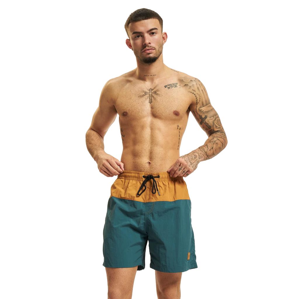 Urban Classics Mens Block Swim Shorts