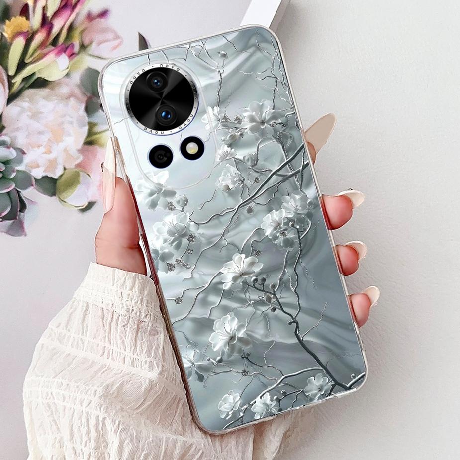 Für Huawei Nova 13 Hülle Nova12 BLK-AL00 Neue Luxus Bemalte Abdeckung Weiche Silikon Handyhülle Für Huawei Nova 12 Pro Nova13 Pro Taschen