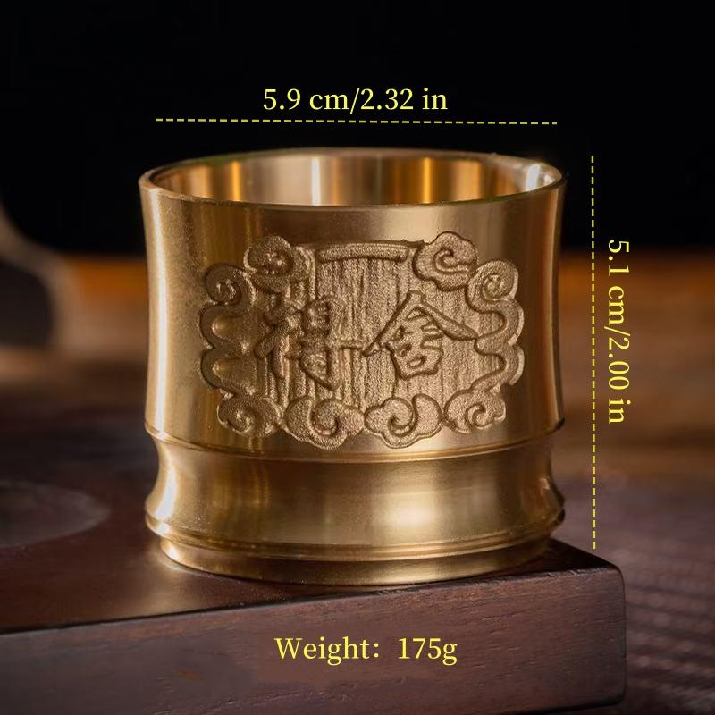 Pure Copper Bowl Mini Vodka Liqueur Cup,Spirits Chalice Cup Retro Wine Tea Whiskey Cups Buddhist Bowl Home's Gift Decorative