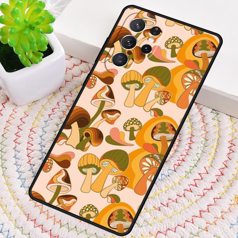 Psychedelic Mushrooms Florals Phone Case For Samsung Galaxy Note 10 Pro S26 S25 S24 S23 S22 Ultra Plus S21 FE S20 Cover