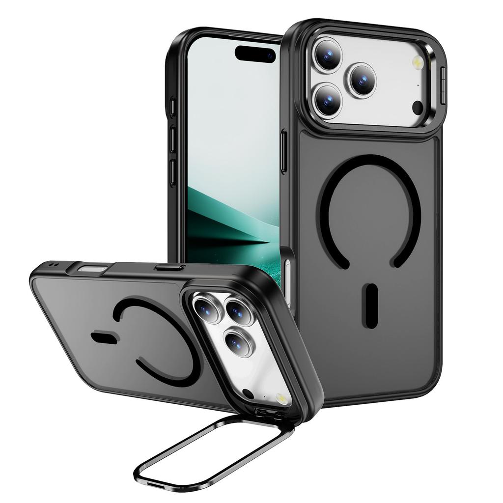 For Apple Mobile Phone Case, Light Luxury, High-end Skin-feeling Magnetic Contact Lens Holder, for IPhone17pro Mobile Phone Case