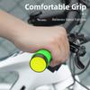 TPR bicycle grips with reflectors, green