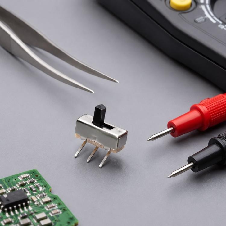 Leiterplatten-Schiebeschalter SS12D005, Kleine Kippschalter, 3-Pin 2-Position Ersatzteil für Schaltungssteuerung, DIY-Montage, Elektronikservice,