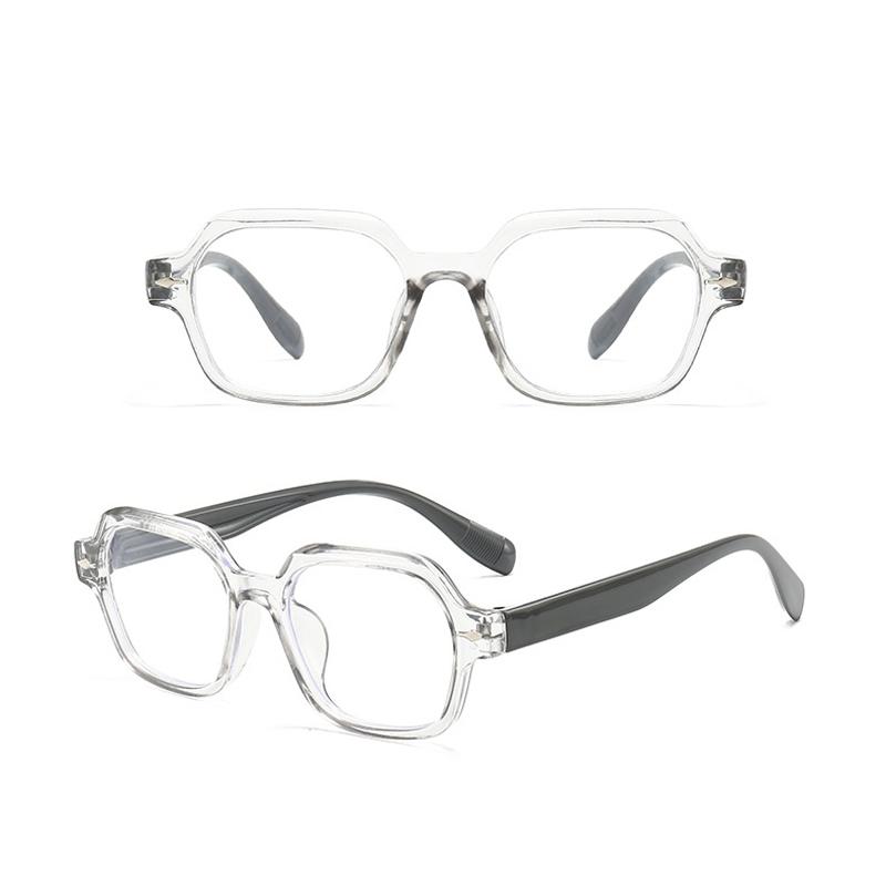 Kids Anti Blue Light Glasses, Polygon Square Frame Computer Eyewear, Multiple Colors Eye Protection for Boys & Girls
