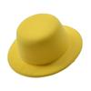 Womens Felt Fascinator Hat DIY Round Solid Color Small Plush Hat Hair Decor Wedding Bridal Cocktail Headwear Fasciantor Base