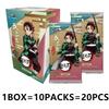 Genuine : Kimetsu No Yaiba Trading Card Kamado Tanjirou Kamado Nezuko Anime Collection Card Board Game Toy Gift