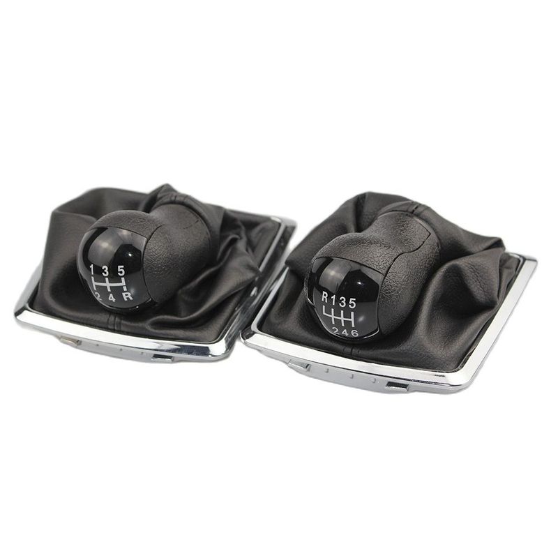 5 6 Speed for Ford Focus 2 MK2 2005 2006 2007 2008 2009 2010 2011 Car Gear Shift Knob Boot Cover Gaiter Collars Accessory