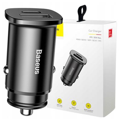 Autoladegerät Baseus Square Pps Qc4.0 / Pd3.0 5A 30W (Schwarz)