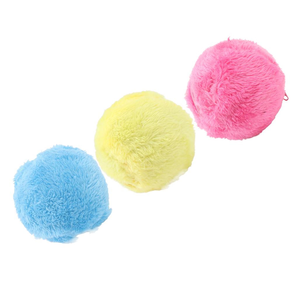 Automatische Rollball-Bodenreinigung erregt Aufmerksamkeit Haustier Interaktives Rollball-Spielzeug mit Plüsch