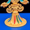 Tibetan Engraved Gold Eight Treasures Auspicious ,Tantric Alloy Handicraft ,Buddhism Home Desktop Altars Decorative ,8 Pcs ,1Set