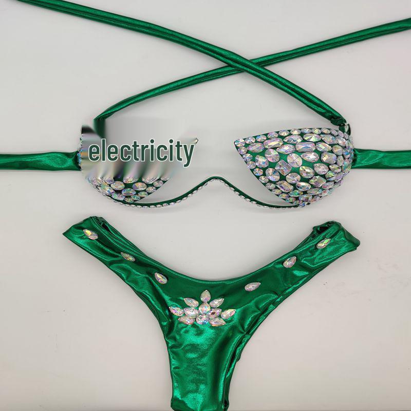2020 Vibrant Sewn Diamond Bikini Swimwear