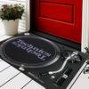 Classic and Retro Technics Design Floor Mat Carpet for Living Room Bedroom Non-Slip Soft Rug Playroom Outdoor Entry Doormat
