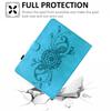 Funda For Xiaomi Redmi Pad 2 11" Cover 2025 For Redmi Pad 2 11 Tablet Case 3D Emboss Butterfly Beautiful Flower Card Slots Shell