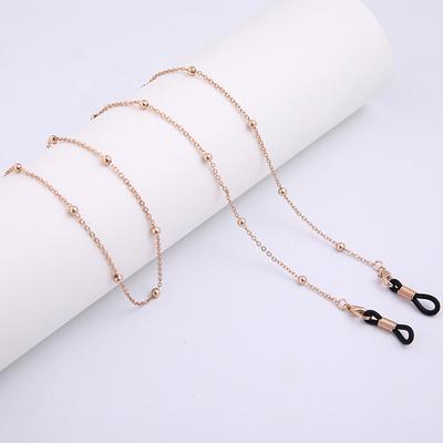 Metal Multifunction Glasses Beaded Glasses Chain Girl Summer Beads Hangs Mask Strap Handmade Necklace Sunglasses Lanyard