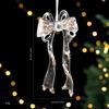 Transparent Acrylic Crystal Ornament Lightweight Sequin Hanging Pendant Christmas Tree Ornament  For Centerpiece Holiday