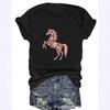 Cross-Border Women's Round Neck Fashion T-Shirt