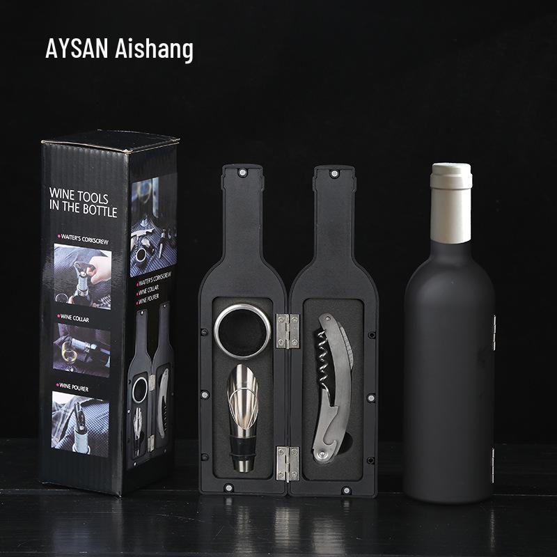 5-Piece Stainless Steel Red Wine Opener Set with Gift Box