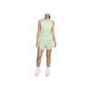 Nike Aeroswift Solid Logo Round Neck Running Vest Women tops Steam-Green FN2504-376