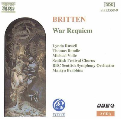 CD MICHAEL VOLLE, BENJAMIN BRITTEN, MA - War Requiem 85535589 Naxos 1996 Non Japan Classical Used