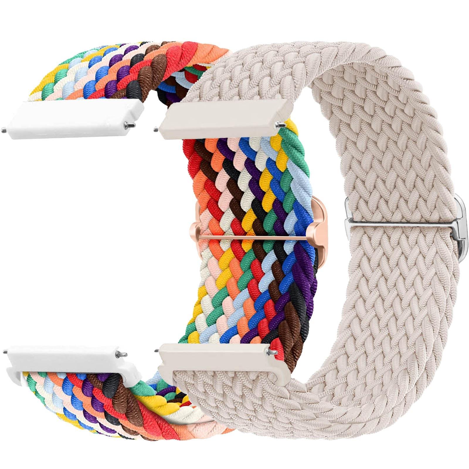 

20 мм ремешок для часов 6/5/4 40 мм 44 мм/часы 4/6 Classic 47 мм 43 мм 46 мм 42 мм/часы 5 Pro 45 мм/3 41 мм/Active 2.2 ST нейлоновый ремешок для часов One Size