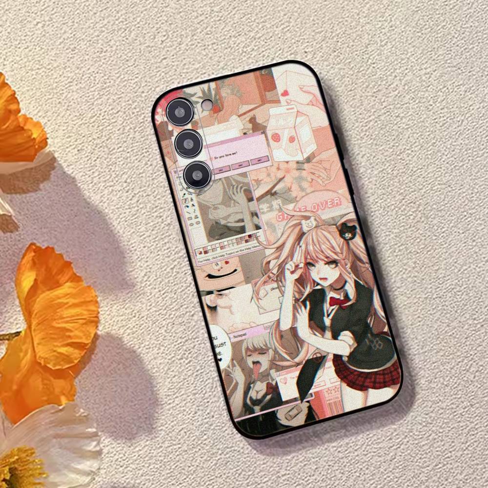 D-Danganronpa Game Junko Enoshima Phone Case For Samsung Galaxy A73,A72,A71,A70,A53,A52,A51,Others Soft Black Cover