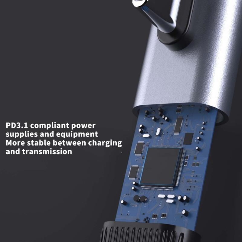 USB C Cable Supports 8K60Hz Video 240W Power Delivery 80Gbps Data Transmission For Laptop Phone USB4 Charging Wire