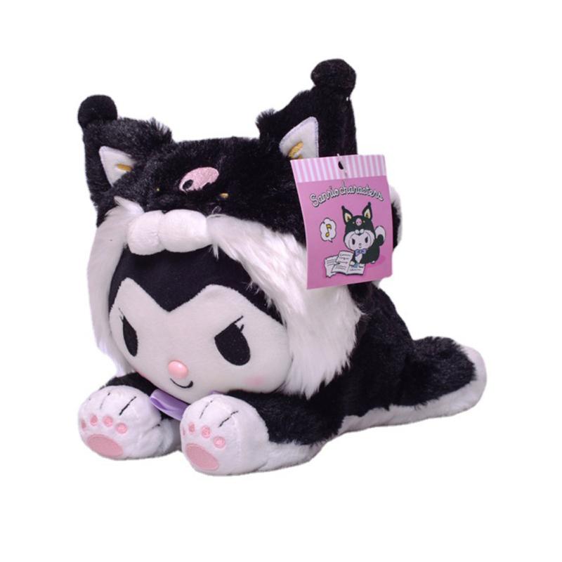 Søt tegneserie plysjdukke Kuromi My Melody Cinnamoroll tegneserie utstoppede plysjleker
