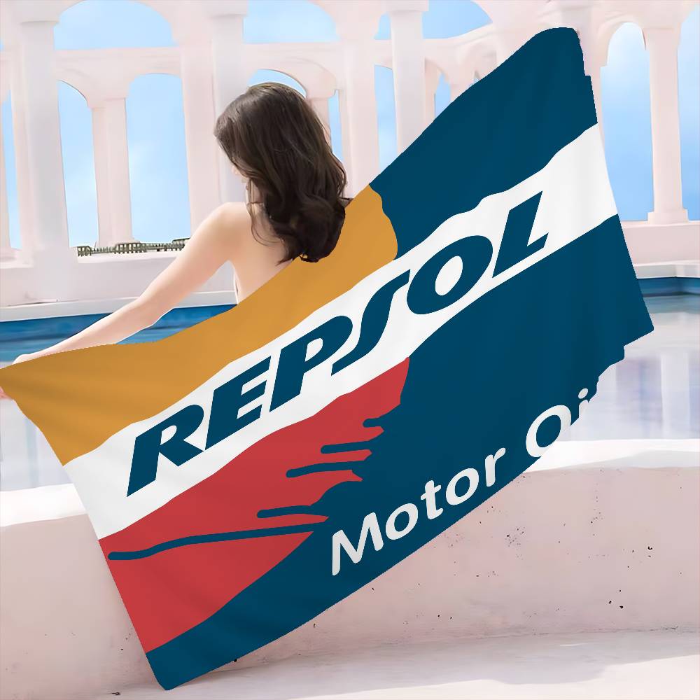R-Repsols Microfiber Blanket Quick Drying Beach Towels Oversized Printing Super Absorbent Pool Towel Blanket