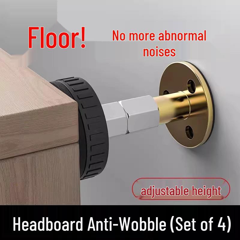 Nastavitelný stabilizátor čela postele: Podložka proti otřesům, proti nárazům a snižující hluk